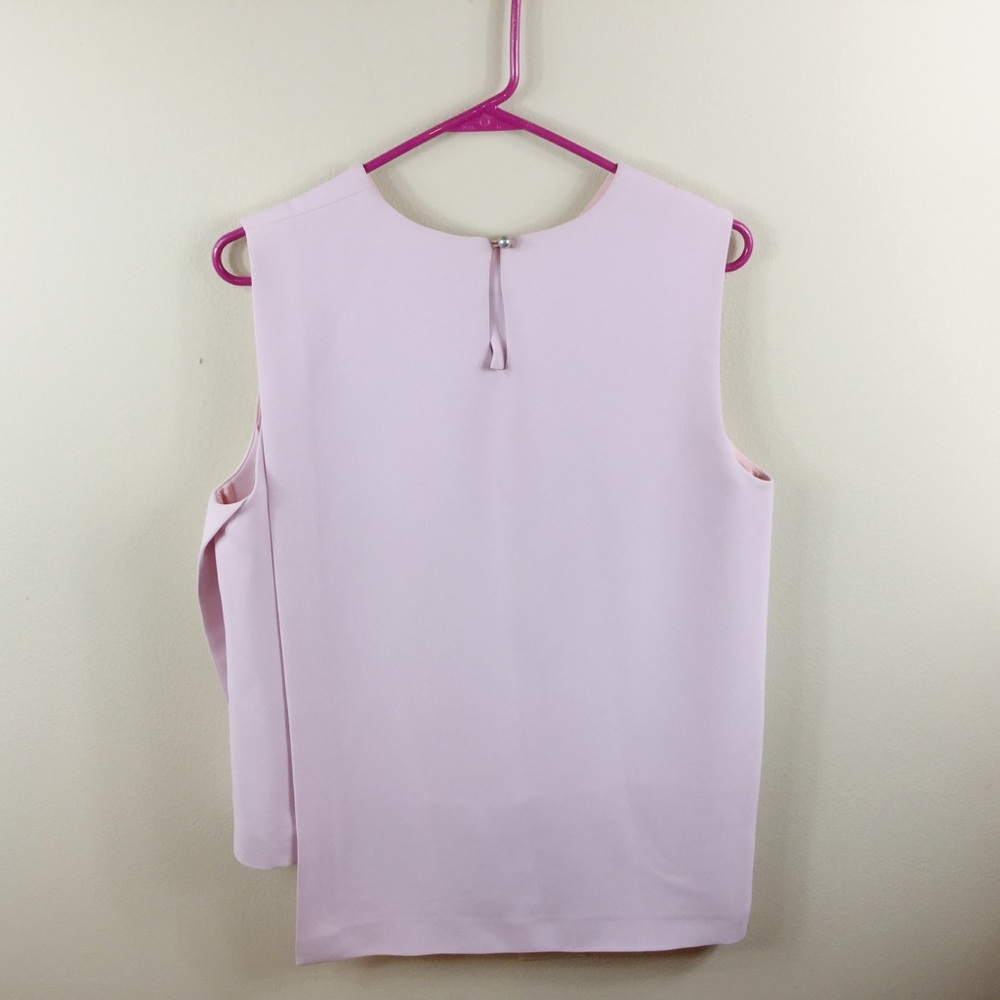 Acne Studios Sleeveless Dusty Rose Lined Top - Picture 2 of 7